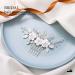 Catery Silver Rhinestone Bridal Hair Comb - Opal Headpiece for Women & Girls - Buy Online on GoSupps.com