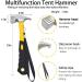 Tent Stake with Hammer 12-Pack 10in Heavy Duty Tent Stakes + 10in Tent Stakes Hammer+Storage Pouch Forged Steel Tent Stakes for Camping Used on Rocks Grassland (Tent Stakes+Hammer) Tent Stakes and Hammer - Buy Online on GoSupps.com