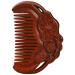 Fomiyes Broad tooth massage comb cricket ridge wide tooth comb hair-head skin massager comb for the scalp comb from wooden ridge made of sandal wood wooden ridge wooden glossy gift