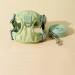 Fueegue Cat Harness with Leash Escape Proof Adjustable Soft for Cats and Dogs Puppy Harness Green Bubble Mesh M