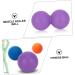 Magiclulu Yoga Ball Peanut Massager for Deep Tissue Relief | Back & Shoulder Muscle Relaxation | Home Fitness Equipment - Buy Online on GoSupps.com