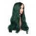 Buy Womens Green Wavy Long Wig - 70s 80s 60s Brazilian Synthetic Curly Cosplay Hair - Buy Online on GoSupps.com