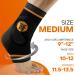 Compression Ankle Brace with Silicone Support - Copper Plantar Fasciitis & Achilles Tendonitis Relief - Unisex Medium Size - Buy Online on GoSupps.com