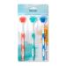 Toothnote Dual Tongue Scraper Brush helps Sensitive Tongue  Fight Bad Breath Oral Care  BPA-Free Tongue Scrapper 1 Pack (3 Tongue Cleaner)