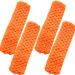Time to Sparkle 4pcs Crochet Tube Top Crochet Tutu Infant Dress Baby Girls Skirt Pettiskirt 1.5"x6" Orange 4x15cm Orange