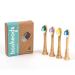 Bamboo Electric Toothbrush Heads | Biodegradable Eco-Friendly Sustainable Recyclable | Compatible with Sonicare (Multi)