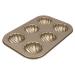 Zerodeko 1pc Cake Shell Pan Mini Muffin Pan Ice Ball Mold Chocolate Mold Metal Muffin Pan Steel Muffin Molds French Madeleine Pan Ice Cube Trays Baking Tool Carbon Steel Wedding Baking Pan 26.5X18.5CM Gold