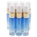 PXYELEC 7 pieces mini 10 ml blue course spray glass bottles atomizer pump pump refillable glass bottle of fine fog bottled make-up tools for travel party gift