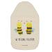 Mr. & Mrs. Panda Warm bottle Bee in love - gift hot water bottle with cover heat cushion wasp heat bottle cover bumblebee children's heat bottle white