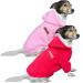 Huisalisiji dog sweater christmas dog dogie dogs sweatshirt chihuahua sweater warm and light with a soft texture easy to wear and light colors (3xl pink+red) 3xl 2PCs pink+red