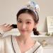 Kawaii Spa Headband for Washing Face | Cute Hairband for Makeup - Blue | Women's Girls' Party Costume Accessories - Buy Online on GoSupps.com