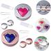 Solustre 6-Pack Contact Lens Container & Travel Set - Includes Mirror Film & Storage Box for Safe Lens Care - Buy Online on GoSupps.com
