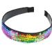 Reversible Sequin Headbands Color Changing Flip Sequin Headbands Bling Glitter Sparkly Fashion Headband Magic Alice Hair Band Hair Accessories For Women Girls