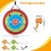 CHANG HUI Large Foam Axe Throwing Game Set for Kids | Indoor/Outdoor 27.6 Target Game | 4 Foam Axes & 3 Type Hook Axe Dart | Easy Fold Target - Buy Online on GoSupps.com