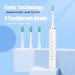Sonic Electric Toothbrush for Kids and Sensitive Teeth Adults - 6 Modes, 4 Brush Heads, Smart Timer, Fast Charge - Rechargeable - Buy Online on GoSupps.com