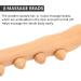 Yinhing Wooden Gua Sha Massage Tools - 8-Point Massage Roller Stick for Home & Salon Beauty Care - Buy Online on GoSupps.com