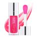 Hydrating Moisturizing Lip Glow Oil Long Lasting Plumping Transparent Toot Balm/ Gloss for Lip Care and Dry Lips CHERRY Plumping 6 ml (Pack of 1)