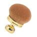 Loose Powder Brush - Blush Brush Powder Makeup Brush Nail Brush Face Brushes Makeup Setting Powder Brush with Mushroom Head for Setting Loose & Pressed Powder gold