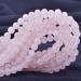 100pcs Rose Quartz 8MM Natural Crystal Beads for Jewelry Making with Free Stretch Cord - Buy Online on GoSupps.com