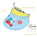 Happy Cherry Children's Tennis Cap - Adjustable UV Protection Sun Visor for Boys & Girls | Light Blue Summer Hat for Baseball Golf & Beach Activities - Buy Online on GoSupps.com