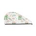 Hair Towel Wrap Hair Drying Towel with Button Towel Turban Head Towel to Dry Hair Quickly (Frog and Mushrooms)