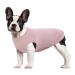 Hjumarayan dog sweater medium -sized dogs - thin dog sweater washable dog sweater striped dog shirt elastic dog sweaters dog sweater fleece fleec for Corgi dackel (pink l) l pink