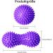 Massage Ball Set - 9cm Hedgehog Massage Ball & 15cm Foot Roller for Stress Relief & Muscle Relaxation - International Shipping - Buy Online on GoSupps.com