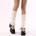Winter Crochet Knit Leg Warmers for Women - Thigh-High Yoga Socks & Boot Covers | Harajuku Style - Buy Online on GoSupps.com