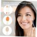 PLAFOPE 100pcs Sponge Eye Emulsion Dual Ended Makeup Brush Plastic Eye Shadow Sponge Stick - Buy Online on GoSupps.com
