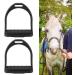 Horse Stirrup 1 Pair Black High Strength Durable Quality Plastic Riding Stirrups for Children to Ride Horse(Small) - Buy Online on GoSupps.com