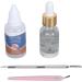 Nutrient Oil Cream Cuticle Care Kit with Steel Pusher High Efficiency Strengthening Healthy and Nourishing Safe Ingredients for Improved Appearance (YS25-3) - Buy Online on GoSupps.com
