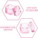 minkissy Nail Dappen Dish Crystal Glass Manicure Nail Cup Nail Liquid Cup with Lid for Acrylic Nails Pink - Buy Online on GoSupps.com