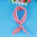 Rabbit Ears Iron Wire Headband for Women & Girls - Bowknot Hair Accessories in Red and White Stripes - Buy Online on GoSupps.com