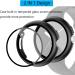 YOYOKIT 2 Pack Screen Protector Compatible with Google Pixel Watch Hard PC Case with Tempered Glass Screen Protector Full Coverage Cover Bumper Accessories for Pixel Smartwatch 2022 Black/Clear - Buy Online on GoSupps.com