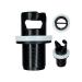 Black Dog SUP Halkey-Roberts (HR) Air Valve Adapter,Air Valve Adapter Boat Foot Pump Inflatable Halkey-Roberts HR Hose Adapter