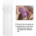 Hair Oil Bottle - Shampoo Bottle 1 Pcs Hair Dyeing Bottle Applicator Tool with Oil Comb 3 Colors (Color : White) - Buy Online on GoSupps.com