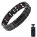 Noruion Far-Infrarot-ion bracelet Noruion Far-Infrarot-ion bracelet him magnetic hardship man men magnetic hard band magnetic tapes for men's armed straps adjustable with (black)