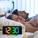 Ankilo Digital Alarm Clock for Deep Sleepers | RGB Color Changing Night Light & Charging Station | Bright LED Bedside Clock for Kids & Adults - Buy Online on GoSupps.com