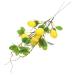 LIFKICH Faux Lemons Decor Realistic Decorative Lemon Branch Decor 2pcs Office Room Supplies Foam Household Wear-resistant Faux Plant Artificial Lemon Branches