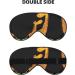 Giraffe Print Unisex Eye Mask | Soft Travel Comfort Shade for Yoga & Shift Work - Buy Online on GoSupps.com