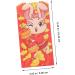 ABOOFAN 60 Pcs 2023 Red Envelope Lunar Rabbit Year Decor Red Money Packets Hongbao Envelopes Red Gifts Money Packet Kids Wallets 2023 Year Red Packet Child Paper Gift Bag New Year As Shown 4x2pcs 16.4X8.9CMx2pcs - Buy Online on GoSupps.com