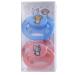 LittleForBig Bigshield Gen-II Adult Pacifier Set - Pink Kitty & Blue Puppy Print - Buy Online on GoSupps.com