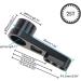 Pack of 2 25T Tooth Steering Half Servo Arms Horn for Rc Hobby Model Car/Boat - Black - Buy Online on GoSupps.com