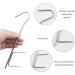 Cyiou 8-Piece Stainless Steel Meat Hooks | Reusable Grilling & Smoked Fish Hooks for Perfect Results - Buy Online on GoSupps.com