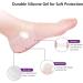 Silicone Heel Protectors - 2 Pairs Gel Pads for Blister Prevention, Achilles Tendinitis, Plantar Fasciitis - Breathable Heel Cups for Men and Women - White - Buy Online on GoSupps.com