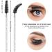KELYDI 60 PCS Disposable Eyelash Brushes Eyebrow Castor Oil Brush Mascara Wands Cosmetic Makeup Tools (Black) - Buy Online on GoSupps.com