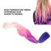 Ombre Braiding Hair - Kanekalon Jumbo Braid Extensions in Gradient Colors - White Pink Purple Dark Blue for Twist Braiding - Buy Online on GoSupps.com