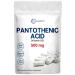 Pantothenic Acid Vitamin B5 Supplement, Vitamin B5 500mg Per Count, 365 Capsules (1 Year Supply), B-Complex Vitamin, Support Energy Production and Nervous System, Non-GMO 365 Count (Pack of 1)