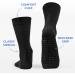 FITEXTREME Non-Skid Diabetic Crew Socks for Men - 3 Pairs, Black - Buy Online on GoSupps.com