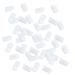 50pcs Transparent Silicone End Caps for Rigilene Polyester Boning (6MM)
